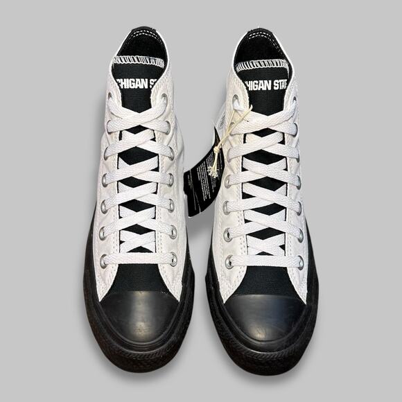 Converse Chuck Taylor All Star Michigan State High Top Sneakers - Men’s Size 4.5 - Picture 3 of 6